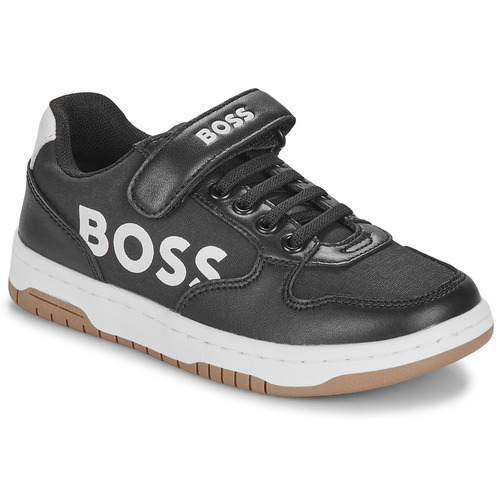 Schoenen Jongens Lage sneakers BOSS J51313/09B Zwart