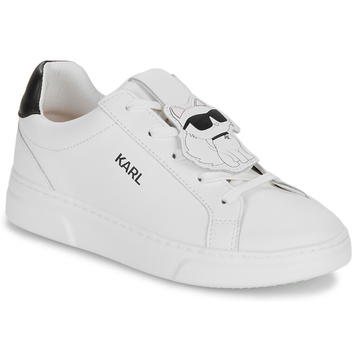 Schoenen Kinderen Lage sneakers Karl Lagerfeld Z30313/10P Wit / Zwart