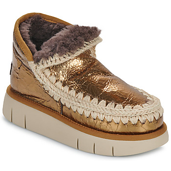 Schoenen Dames Laarzen Mou ESKIMO BOUNCE SNEAKERS Goud