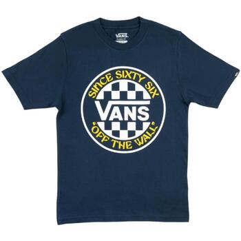 Textiel Jongens T-shirts korte mouwen Vans  Blauw