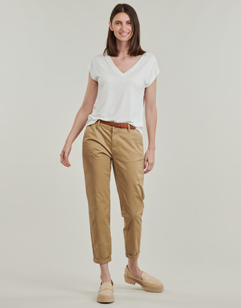 Textiel Dames Chino's Only ONLBIANA Beige