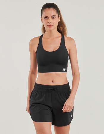 Textiel Dames Sport BHs New Balance SOFT BRA TOP Zwart