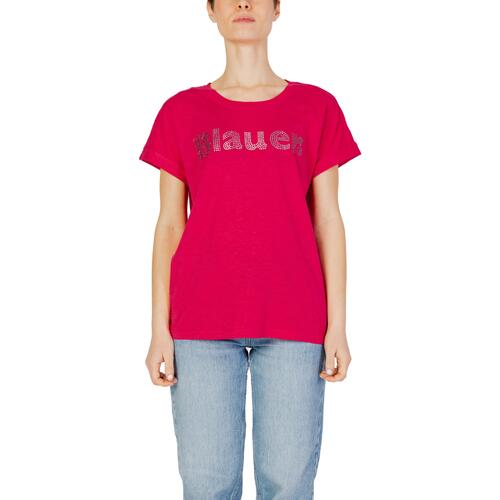 Textiel Dames T-shirts korte mouwen Blauer 24SBLDH02336 Rood