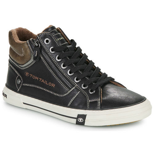 Schoenen Heren Hoge sneakers Tom Tailor 70006 Zwart