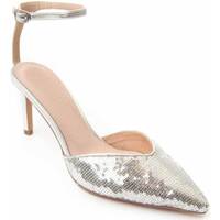 Schoenen Dames pumps Leindia 88485 Zilver