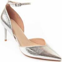 Schoenen Dames pumps Leindia 88493 Zilver