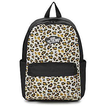 Tassen Dames Rugzakken Vans OLD SKOOL GROM BACKPACK Zwart / Leopard