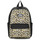 Tassen Dames Rugzakken Vans OLD SKOOL GROM BACKPACK Zwart / Leopard