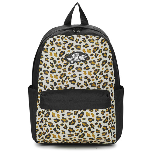 Tassen Dames Rugzakken Vans OLD SKOOL GROM BACKPACK Zwart / Leopard