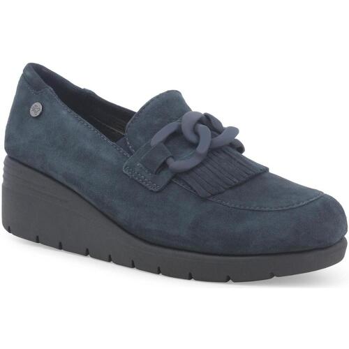 Schoenen Dames Mocassins Melluso MEL-RRR-K55272-BL Blauw