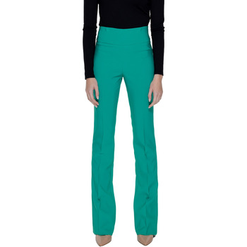 Textiel Dames Broeken / Pantalons Sandro Ferrone S18XBDMOSCHINO Groen