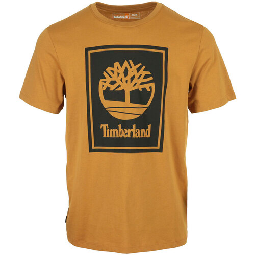 Textiel Heren T-shirts korte mouwen Timberland Short Sleeve Tee Orange