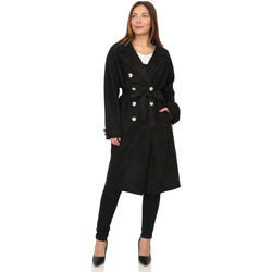 Textiel Dames Trenchcoats La Modeuse 71101_P166787 Zwart