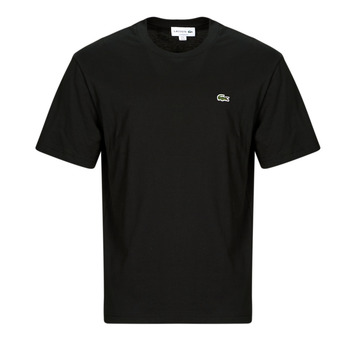 Textiel Heren T-shirts korte mouwen Lacoste TH7318 Zwart