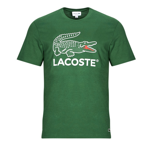 Textiel Heren T-shirts korte mouwen Lacoste TH1285 Groen