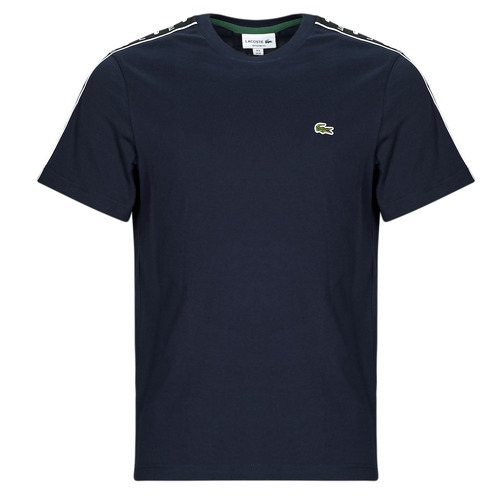 Textiel Heren T-shirts korte mouwen Lacoste TH7404 Marine