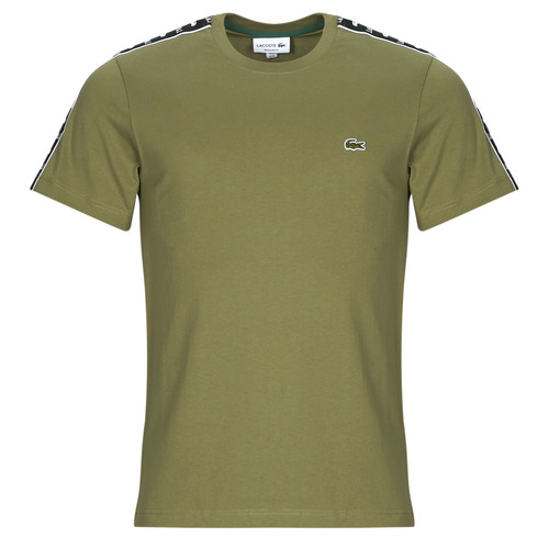 Textiel Heren T-shirts korte mouwen Lacoste TH7404 Kaki