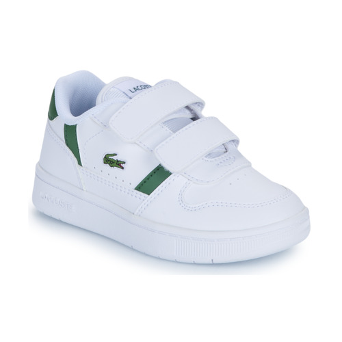 Schoenen Kinderen Lage sneakers Lacoste T-CLIP Wit / Groen