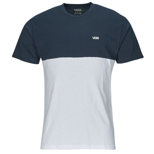 Textiel Heren T-shirts korte mouwen Vans MN COLORBLOCK TEE Wit / Marine