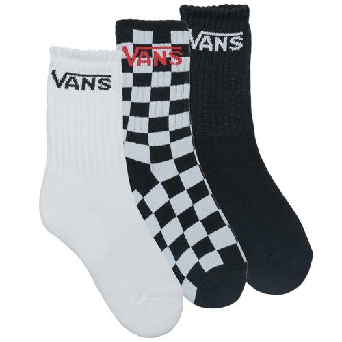 Accessoires Kinderen High socks Vans CLASSIC VANS CREW SOCK Zwart / Wit