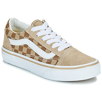 Schoenen Kinderen Lage sneakers Vans Old Skool Beige / Brown