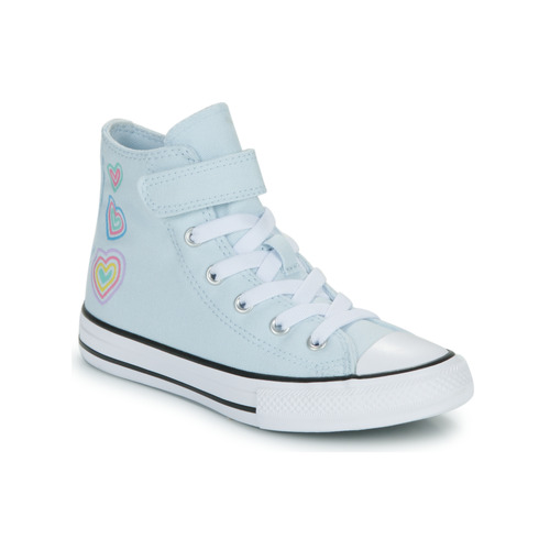 Schoenen Meisjes Hoge sneakers Converse CHUCK TAYLOR ALL STAR HEART PATCH EASY-ON Blauw