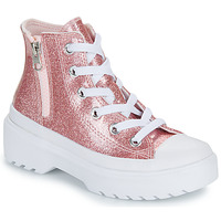 Schoenen Meisjes Hoge sneakers Converse CHUCK TAYLOR ALL STAR LUGGED GLITTER Roze