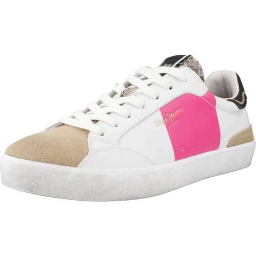 Schoenen Dames Sneakers Pepe jeans LANE ELLE W Wit