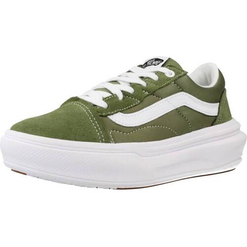 Schoenen Jongens Sneakers Vans OLD SKOOL OVERT Groen