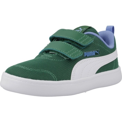 Schoenen Meisjes Sneakers Puma COURTFLEX V2 MESH V Groen