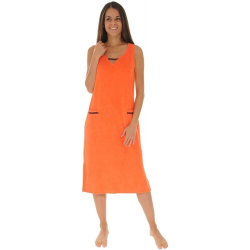 Textiel Dames Pyjama's / nachthemden Christian Cane GENTIANE Orange