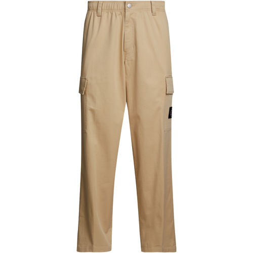 Textiel Heren Broeken / Pantalons Calvin Klein Jeans REGULAR STRAIGHT J30J326829 Beige