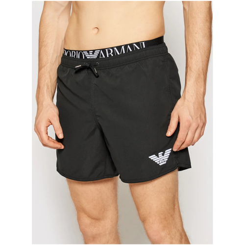 Textiel Heren Zwembroeken/ Zwemshorts Emporio Armani 211740 4R432 Zwart