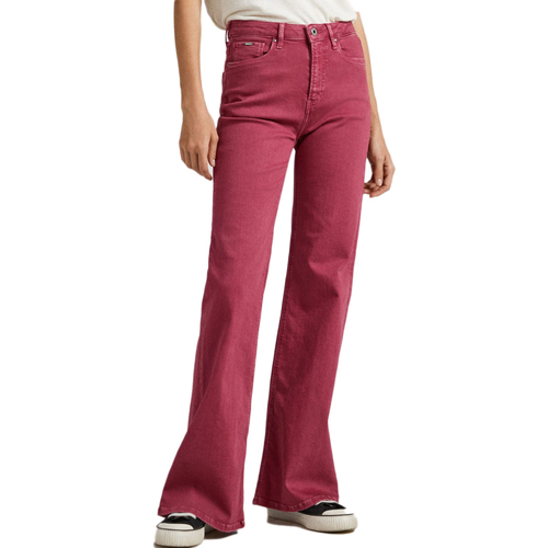 Textiel Dames Broeken / Pantalons Pepe jeans  Rood