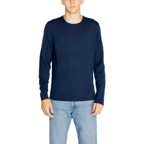 Textiel Heren Truien Calvin Klein Jeans MERINO RWS CREW NECK K10K109474 Blauw