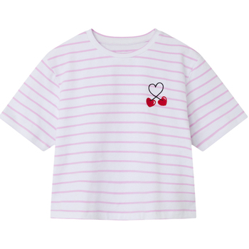 Textiel Meisjes T-shirts & Polo’s Name it  Roze