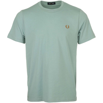 Textiel Heren T-shirts korte mouwen Fred Perry Crew Neck T-Shirt Blauw