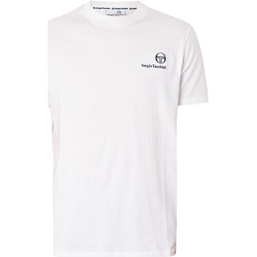 Textiel Heren T-shirts korte mouwen Sergio Tacchini Felton-T-shirt Wit