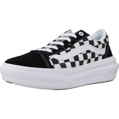 Schoenen Dames Sneakers Vans OLD SKOOL OVERT CC CHECKERBOARD Zwart