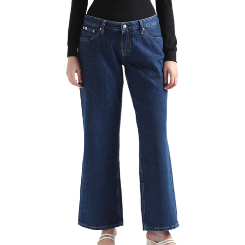 Textiel Dames Straight jeans Calvin Klein Jeans  Blauw