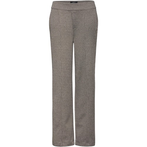 Textiel Dames Losse broeken / Harembroeken Street One LTD QR Straightleg Jacquard 378079 Zwart