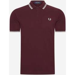 Textiel Heren T-shirts & Polo’s Fred Perry Twin tipped  shirt Rood