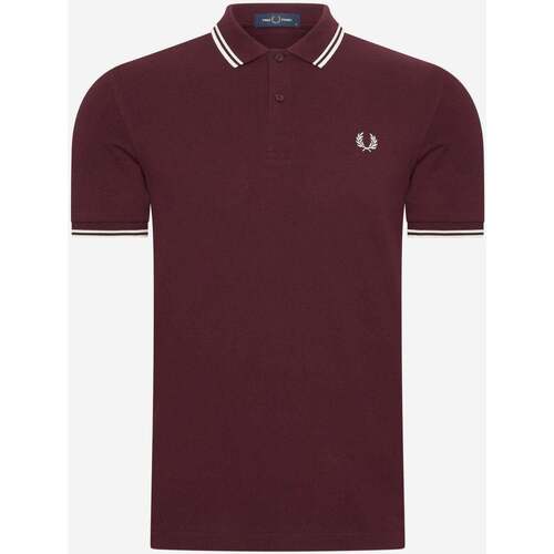 Textiel Heren T-shirts & Polo’s Fred Perry Twin tipped  shirt Rood