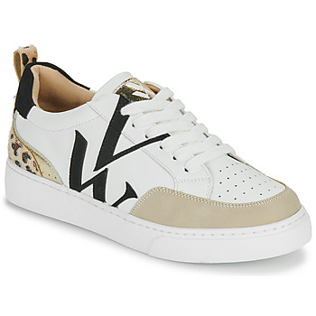 Schoenen Dames Lage sneakers Vanessa Wu LUNA Wit / Zwart