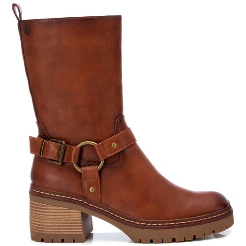 Schoenen Dames Enkellaarzen Xti 34794 Brown