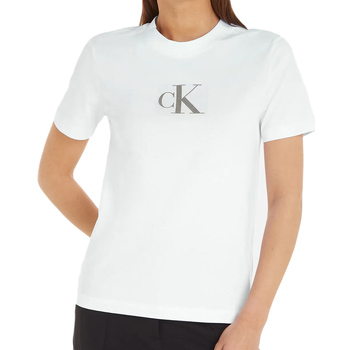 Textiel Dames T-shirts & Polo’s Calvin Klein Jeans  Wit