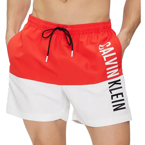 Textiel Heren Zwembroeken/ Zwemshorts Calvin Klein Jeans  Rood