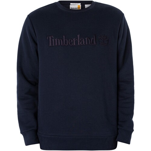 Textiel Heren Sweaters / Sweatshirts Timberland Sweatshirt met geborduurd logo Blauw