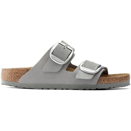 Schoenen Dames Slippers Birkenstock Arizona Big Buckle Grijs