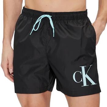 Textiel Heren Zwembroeken/ Zwemshorts Calvin Klein Jeans  Zwart